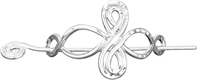 Découvrez la Barrette à Cheveux Argentée Celtique